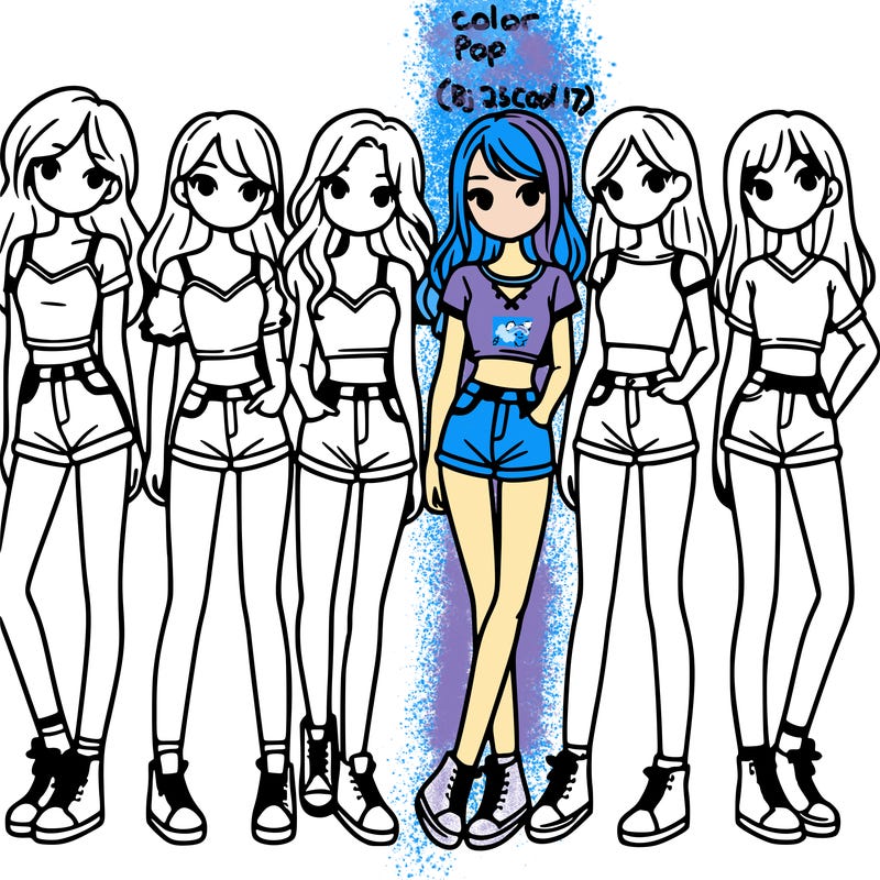 a group of girls wearing crop tops and shorts