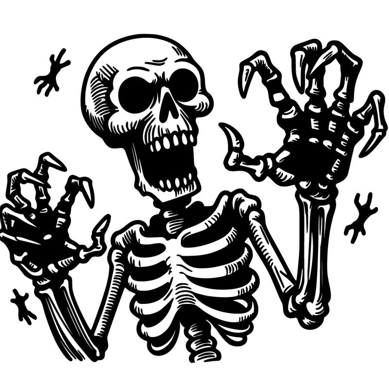horror skeleton