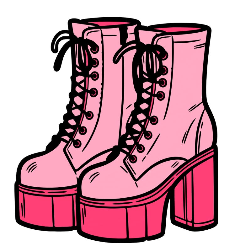 boots with a heel bottom