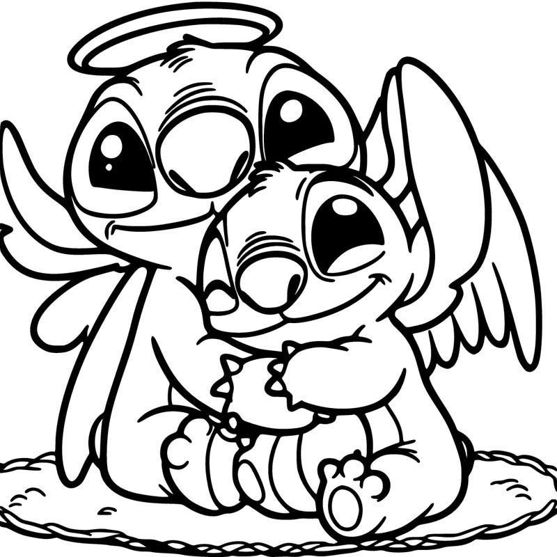 stich and angle hugging