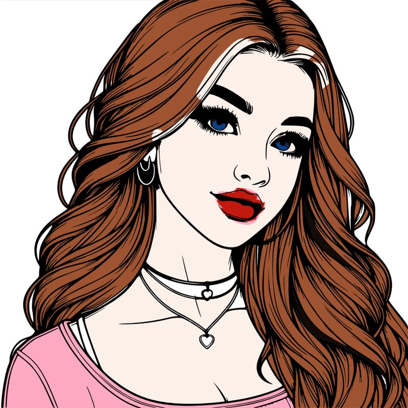 detailed realistic girl