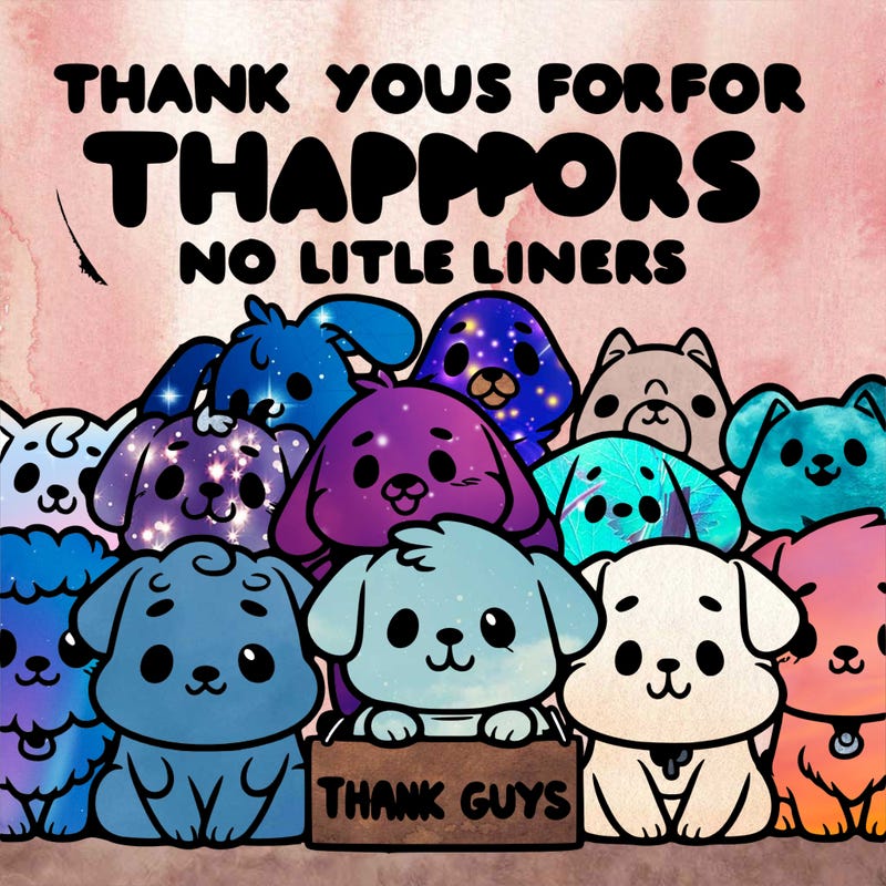 thank you guys for all your support dog