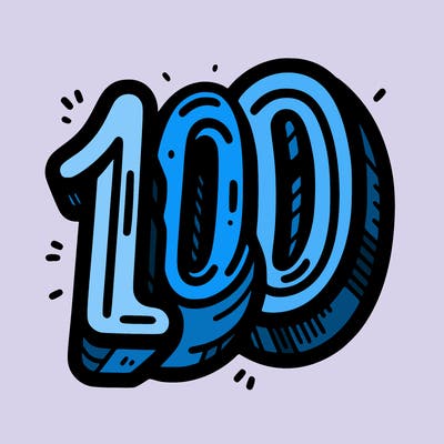 100