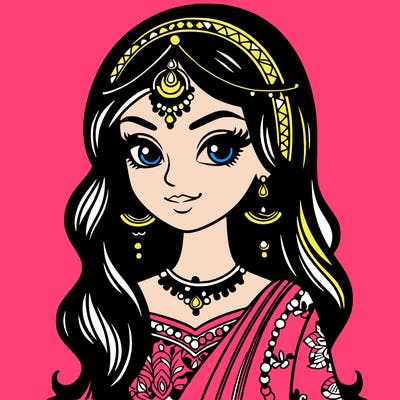 indian beautiful girl bridal makeup