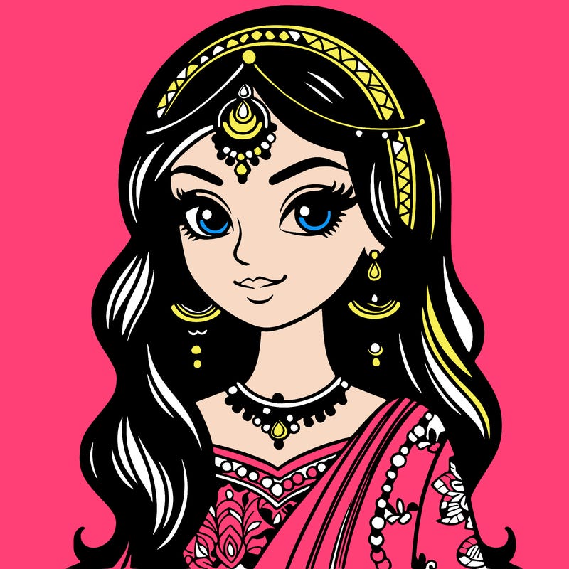 indian beautiful girl bridal makeup