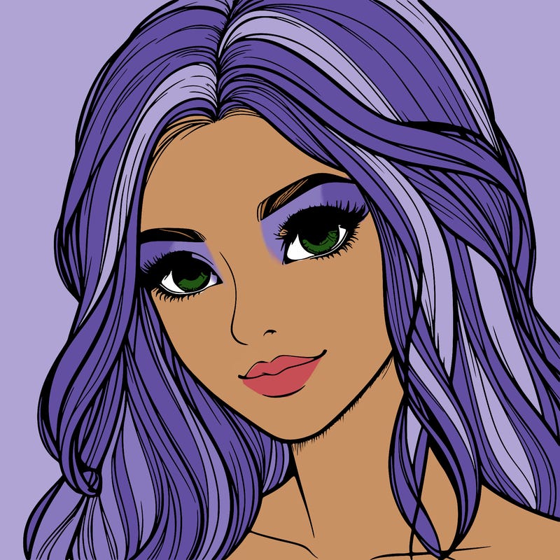 realistic pretty girl