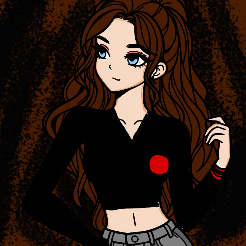 girl in crop top