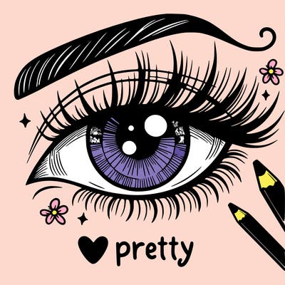 pretty eye
