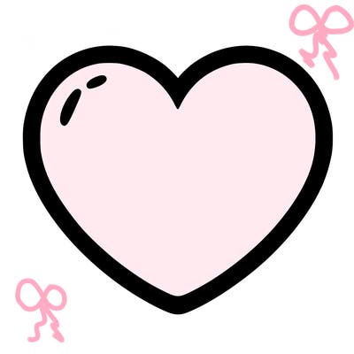 a blank heart