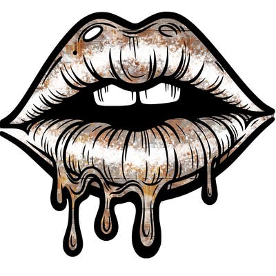 lips that look realistic and drip