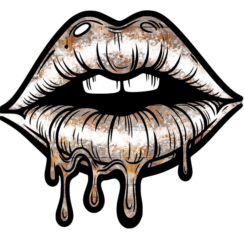 lips that look realistic and drip