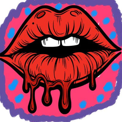 lips that look realistic and drip