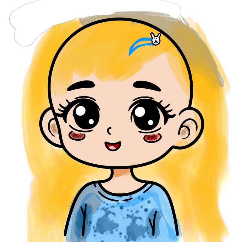 girl with no hair