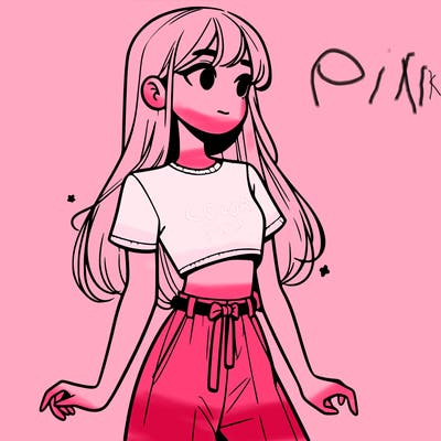 girl in a cute crop top