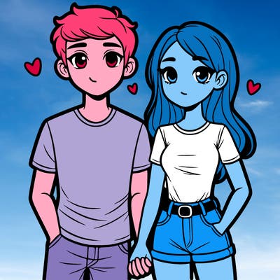 boyfriend and girlfriend