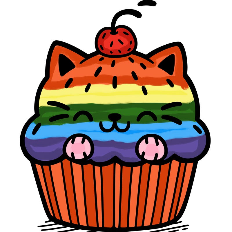 cat cupcake