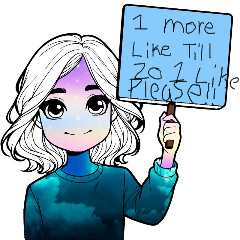 realistic girl holding up a sign