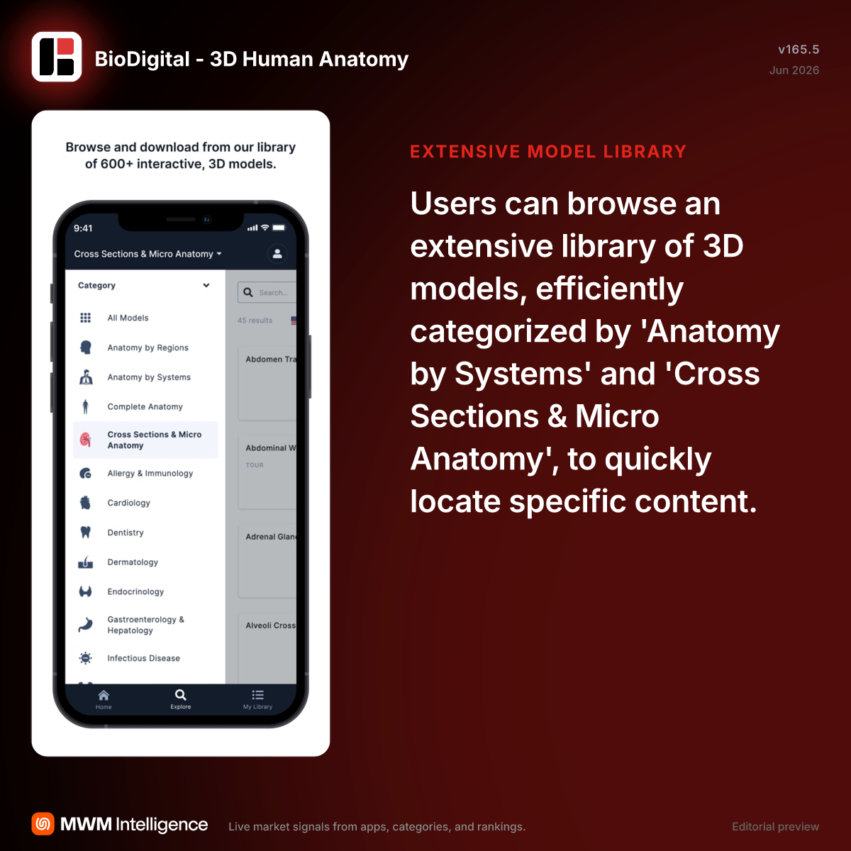 BioDigital - 3D Human Anatomy - Medical App | MWM