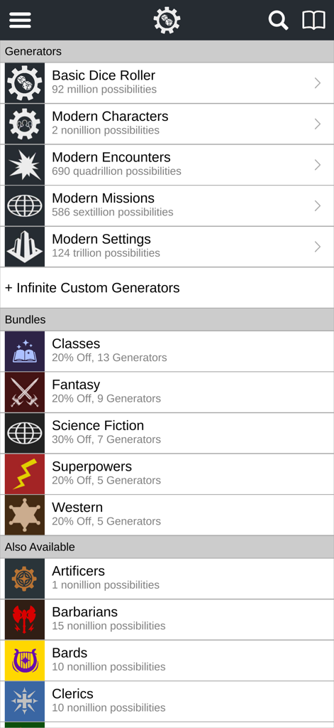 Dungeon Roller | The Ultimate Random RPG World & NPC Generator
