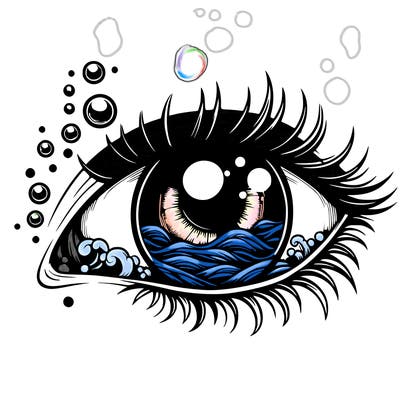 realistic ocean eyes