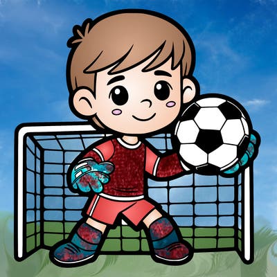 soccer goalie boy