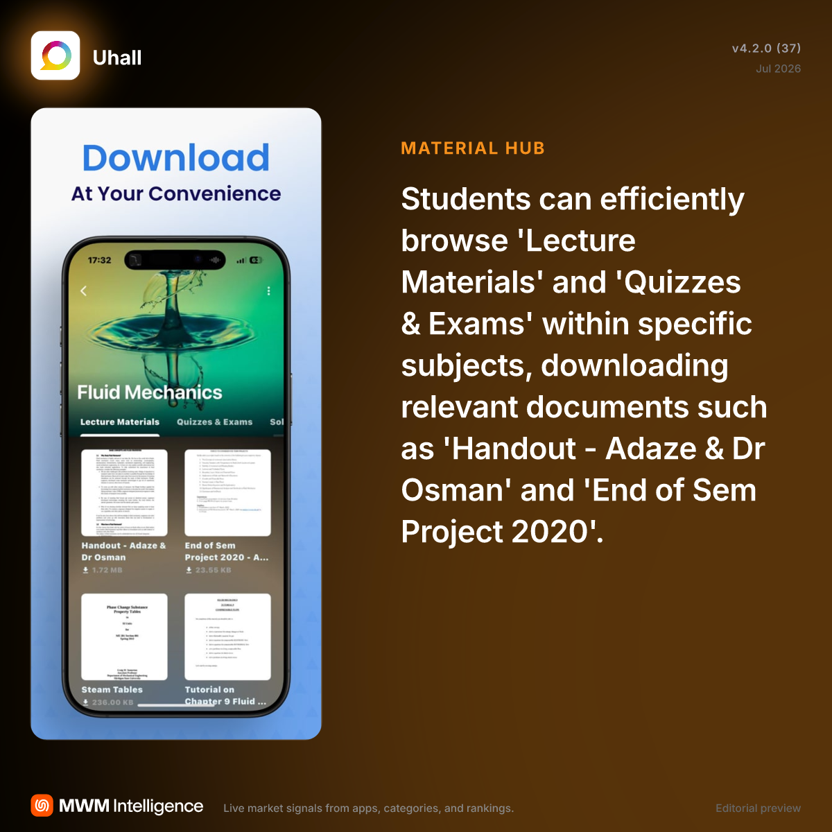 Uhall - Education App | MWM