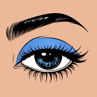 eye closed realistic