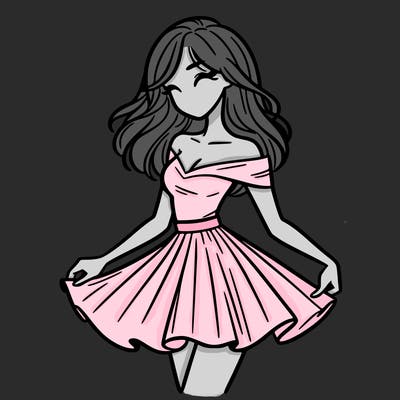 woman in skirt