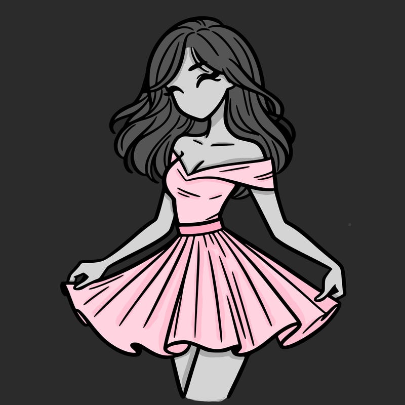 woman in skirt