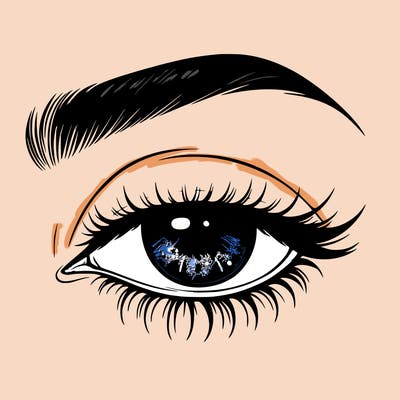 eye closed realistic