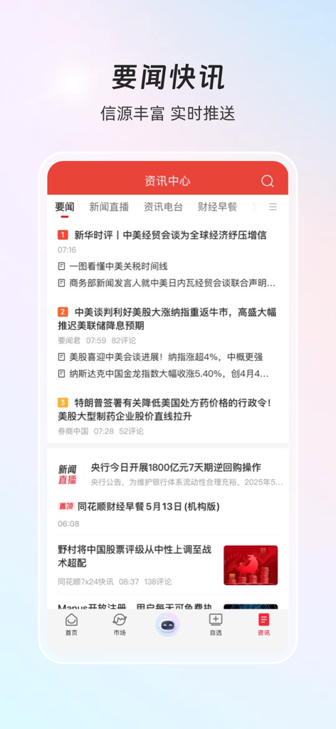 同花顺iFinD—机构级金融资讯数据平台 - Feed de notícias financeiras institucionais do iFinD e atualizações de mercado