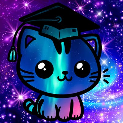 cat wearing graduation hat