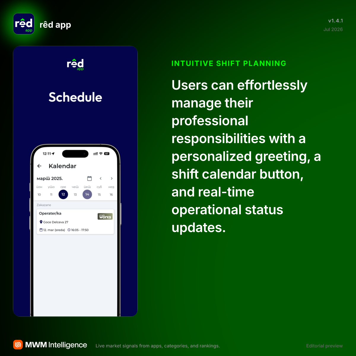 rêd app - Productivity App | MWM