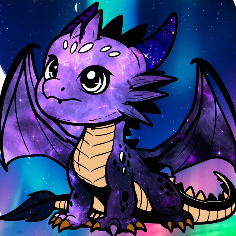 fierce baby night dragon