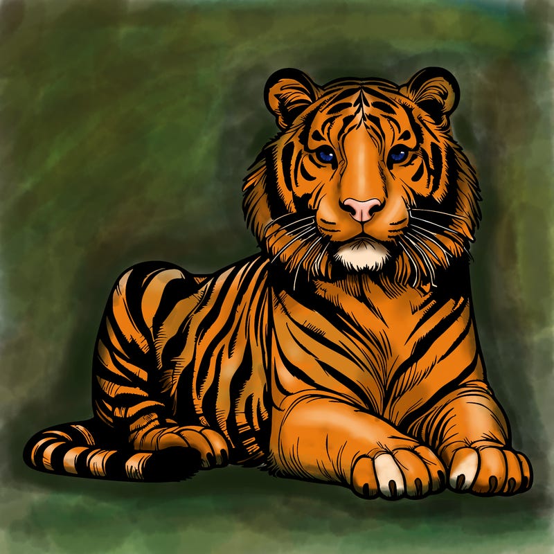 realistic tiger
