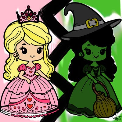 princess as a witch