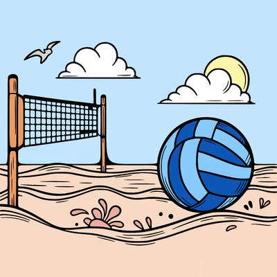 beach volleyball