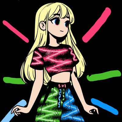 girl in a cute crop top