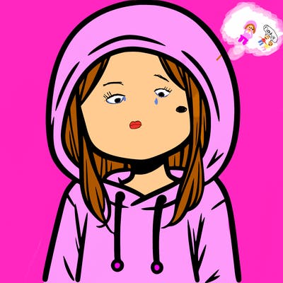 faceless girl in a hoodie
