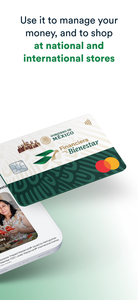 Financiera para el Bienestar - 국내 및 국제 쇼핑을 위한 Financiera para el Bienestar 카드