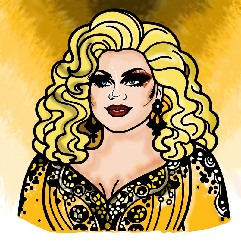 realistic plus size drag queen