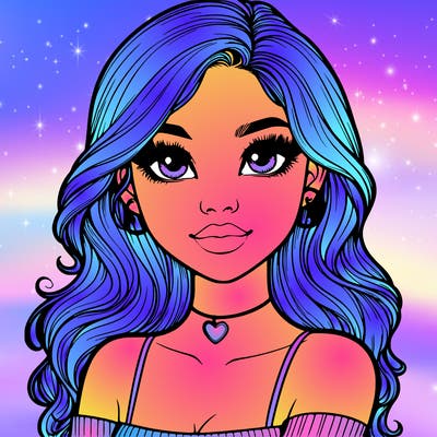 realistic pretty girl