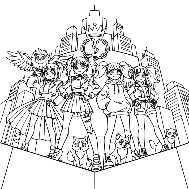 k-pop princess rebel girl power time