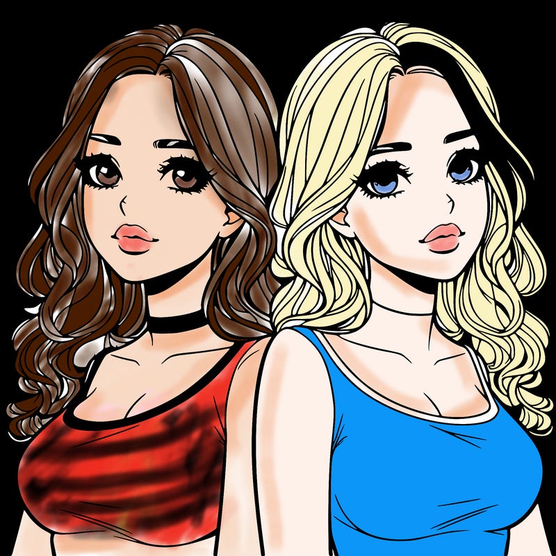 realistic twin sisters