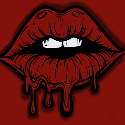 lips that look realistic and drip