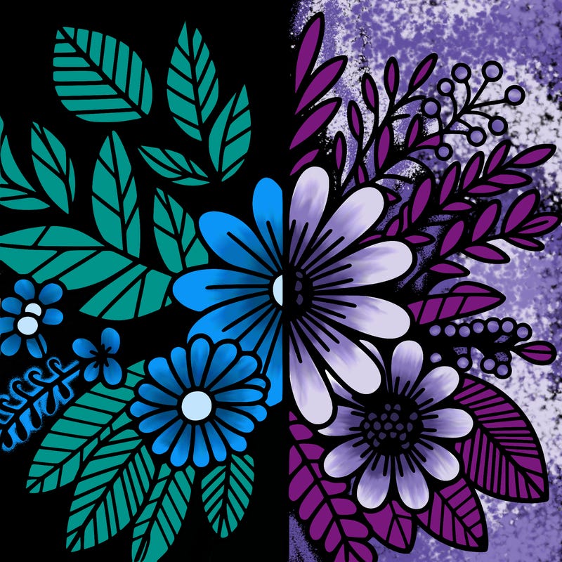 flowers split