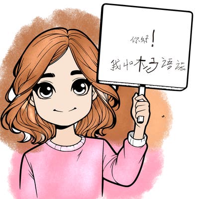 realistic girl holding up a sign