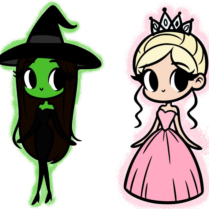 elphaba and glinda