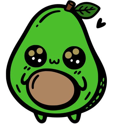 cute avocado