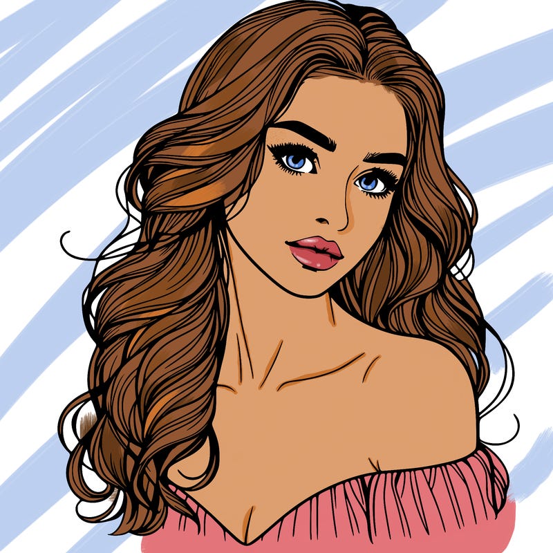 beautiful realistic girl